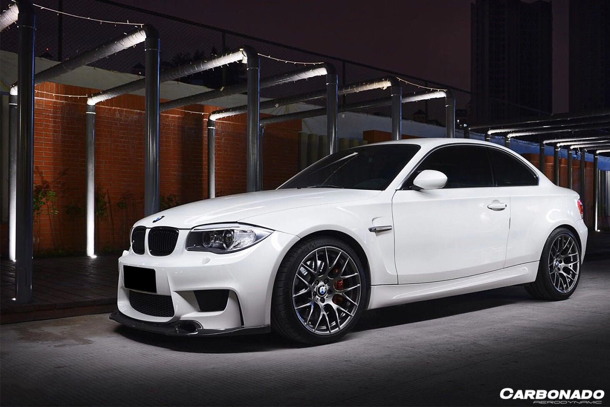 2011-2012 BMW 1M (E82) RZS Style Carbon Fiber Front Lip